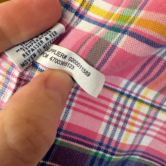 Ralph Lauren Cotton Plaid Button Down Shirt / large - Picture 9 of 12